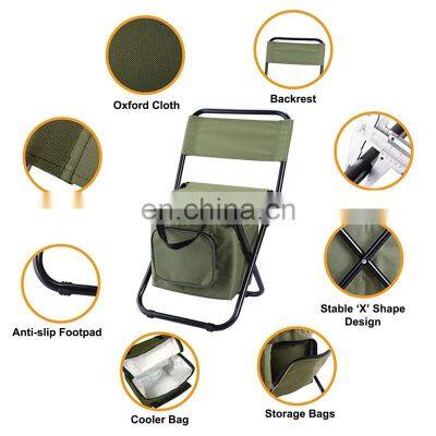 Portable Fishing Chair Folding Cooler Chair Outdoor Picnic Beach Chair Seat photo-4
