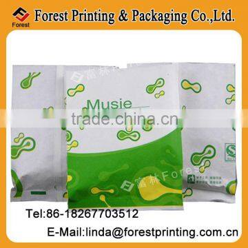 colorfully Printed white Paper food Bag--musie logo