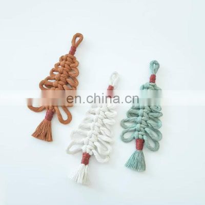 Macrame Christmas Tree Decorations Handmade Ornament