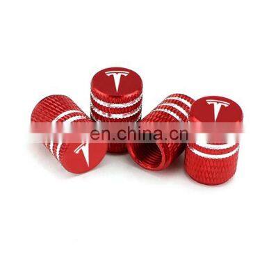 Aluminium Valve Stem Caps for Tesla Model 3 S X Y Tire Decorative Valve Caps for Tesla Accessories 4PCS/SET photo-3
