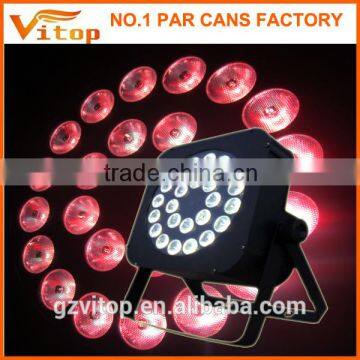 Professional 24x10W rgbw 4in1led flat par lighting for dj party , stage par 64 24x10w