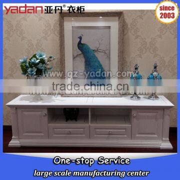 White color TV low cabinet modern style living room TV stand                        
                                                                                Supplier's Choice