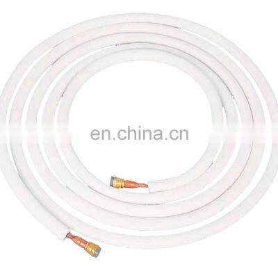 Zentralklimaanlage isolierte Kupferrohre PVC-beschichtete Kupferrohre Rohre mit Mutter Hohe Qualität photo-2