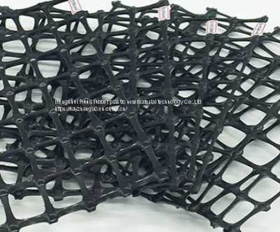 Black Bidirectional Geogrid Plastic Net Chicken and Duck Enclosure Isolation Breeding Net Orchard Fence Net Fence photo-2