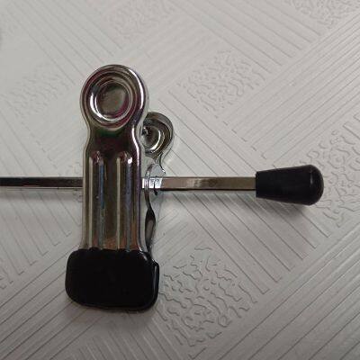 Amozon Customized Adjustable Chrome Metal Clip Pants Dress Underwear Lingerie Rubber Coated Hanger photo-2