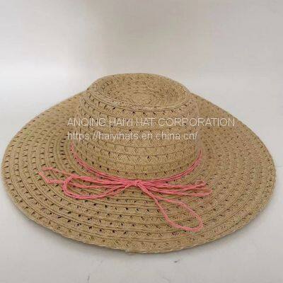 Fashion Simple Casual Hat Breathable Hollow Straw Hat in Summer Sunscreen Sun Hat photo-3