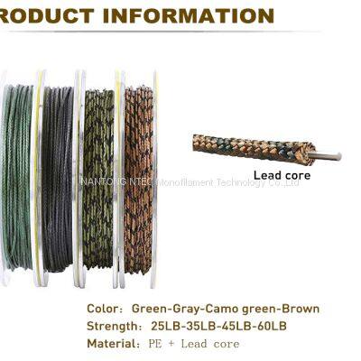 Lead Core Fishing Line Spools 16 Strands Braid Trolling Line Strong 45 LB photo-4