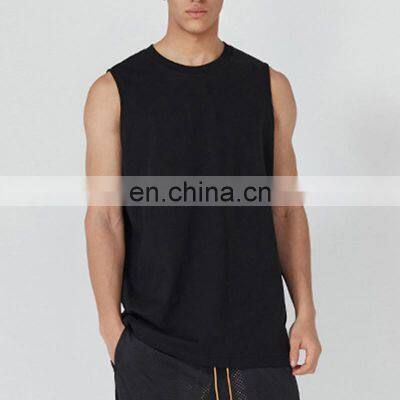 Running Bodybuilding Wear Wholesale Workout Singlet 100% Cotton Fitness Vest Custom Blank Tops Sleeveless Tank Top For Men