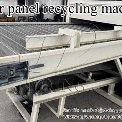 Photovoltaic Solar Panels Frame Glass Recycling Production Machine photo-2