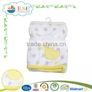 Baby knitting soft baby blanket with gift box