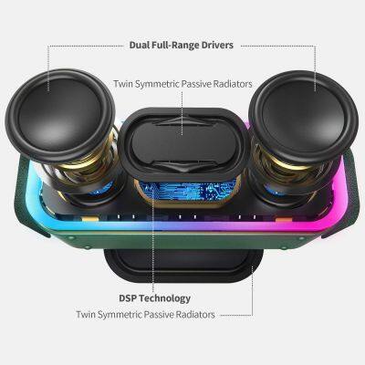 Mixing Colors 3 Illumination Patterns Hi-Fi High Fidelity Sound Effects Lossless Portable Abyss Bluetooth Karaoke Speaker photo-6
