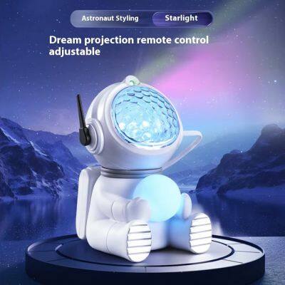 Ripple Face Astronaut Galaxy Projector Light 18 Nebula Effects Starry Sky Led Night Lights Remote Control Moon Lamp Kids Gift photo-2