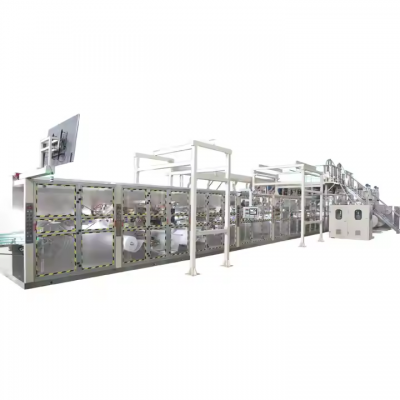 Full Servo Automatic Pull up Adult Diapers Making Machine For Manufacturing Adult Diaper Pants Production Line photo-5