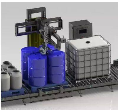 Liquid Corn Syrup 200L Fully Automatic Weighing and Filling Machine photo-4