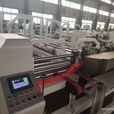 High Speed Automatic Folder Gluer Strapping Production Line for Carton Factory photo-4
