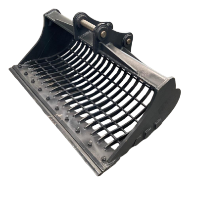 3 Ton Excavator Skeleton Bucket With Bolted Cutting Edges Customized Wide 1200mm