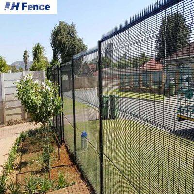 Umweltfreundlich, heißverzinkt/pulverbeschichtet, hochgradig sicher, kletter- und diebstahlsicher, transparentes, geschweißtes Metallgitter 358 Mesh photo-3