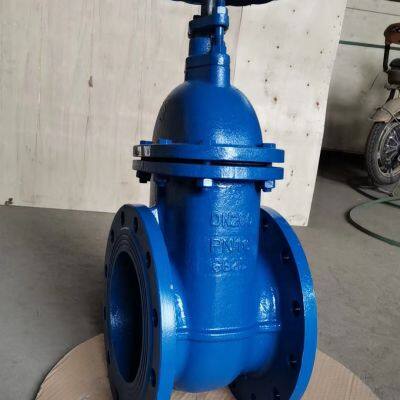 Factory Direct DIN Pn16 Cast Iron Ductile Iron GG25 Manual Gate Valve Hard Seal GGG50 Flange Wedge Gate Valve photo-4