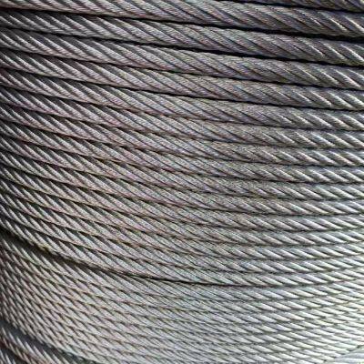 Cable de acero/Cable de acero galvanizado. 6×19, 6×37, 7×7, 6×19S, 6×36WS