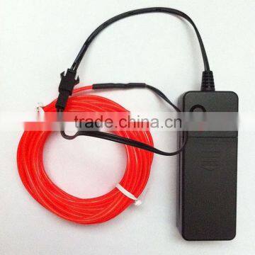 3M of Dia.2.3MM EL Wire with Portable 3V(2XAA-NOT INCLUDED) EL Wire Inverter