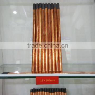 Copper Coated Carbon Blasting Gouging Rods / Carbon Gouging Electrode