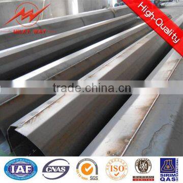 Electric steel material pole electric pole in china