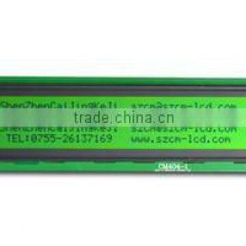 40x4 character lcd display module with splc780 controller,stn yellow green and cob style