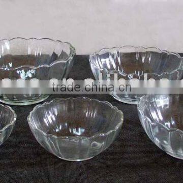 Bowl,Glass Bowl,Crystal Bowl,Soup Bowl,Lotus Flower Bowl,Salad Bowl,Dinner Ware (HF32010)