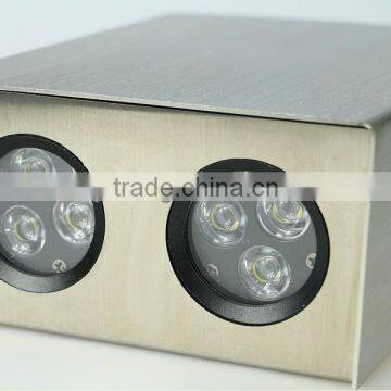 LED Wall Lights 3X1W+6X1W LED Stainless Steel Up&down Wall Light With Driver for Both Indoor and Outdoor photo-2