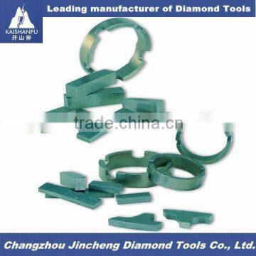 Segments for multi-baldes & gang saw and crowns