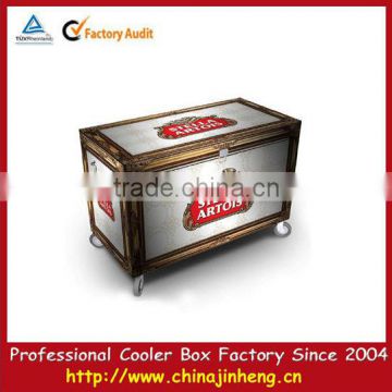 promotional cooler chest with wheel