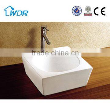 Alibaba sanitary ware porcelain square popular art baisn