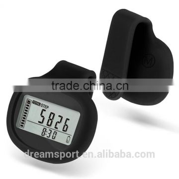 Digital Pocket 3D Pedometer for Walking with Smart Tri-Axis Technology from China Factory