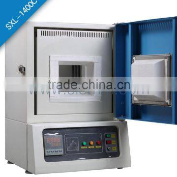 laboratory muffle furnace 1400 degree celsius with chamber size 400x300x300mm