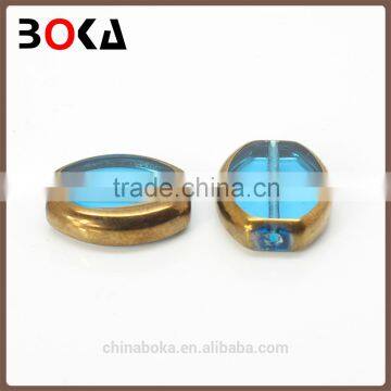 // Top Quality Golden Border Design Holes Crystal Glass Rhinestone // Glass Rhinestone Sew Garment Accessories Glass Stones // photo-2