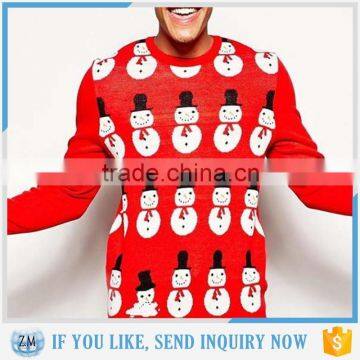 Snowman Knit Christmas Sweater