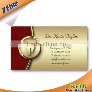 ShenZhen glossy surface engraved metal cards