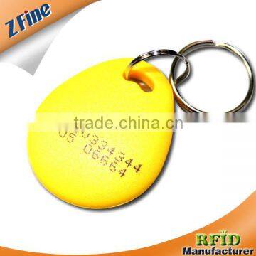 multicolor standard T5577 writable smart rfid keyfob