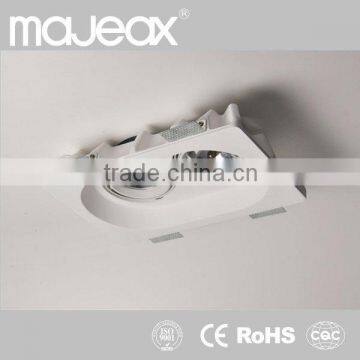 2014 gypsum plaster adjustable ceiling double recessed downlight