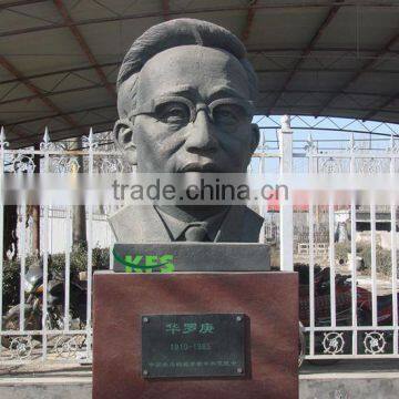 Bronze Mathematician bust statue