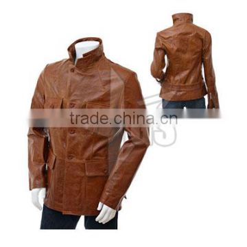 Brown Leather Jacket for men