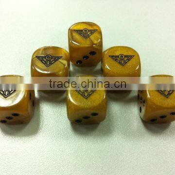 Triangle Dice/Company Custom Carved Dice (can be Customized for Any Pattern)/Toy Game Dice photo-2