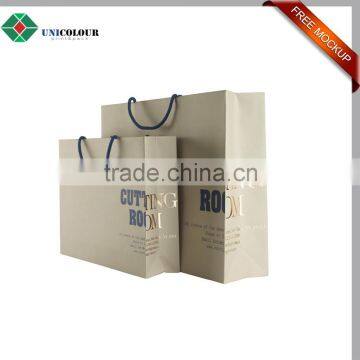 Custom decorative handmade shopping bag paper gift bags