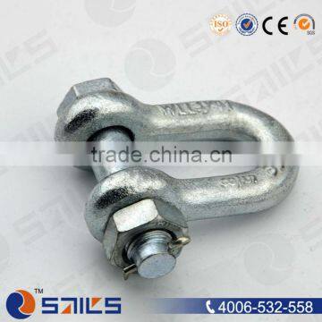 High Grade Carbo Steel Bolt and Nut D Type Shackle