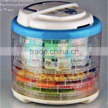 700W Electric Food Dehydrator With Dia Timer and Temperature Control With 12 Removable Trays FD-600B