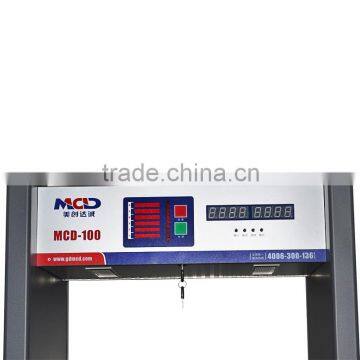 Cheap 6 Zone Walk Through Security Gate With 0-99 Adjustable Sensitivity photo-2
