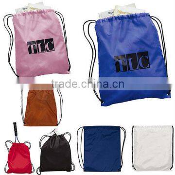 Cheap Promotional item Polyester Drawstring Backpack