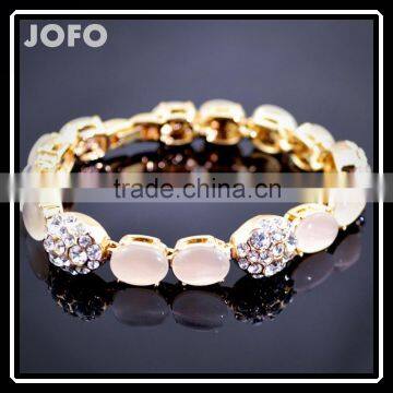 Hot Sale Fashion Jewelry OL Temperament Charm Bracelet For Women High Quality Opals Crystal Bracelets