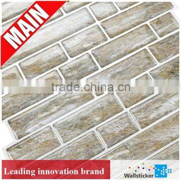 Bathroom Wall Tile Square Glass Mixed With Crystal Mosaic