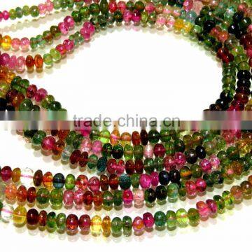 Tourmaline Plane Roundel Beads photo-2